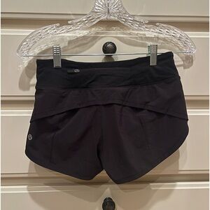 Lululemon Black Shorts 2.5” Size 0